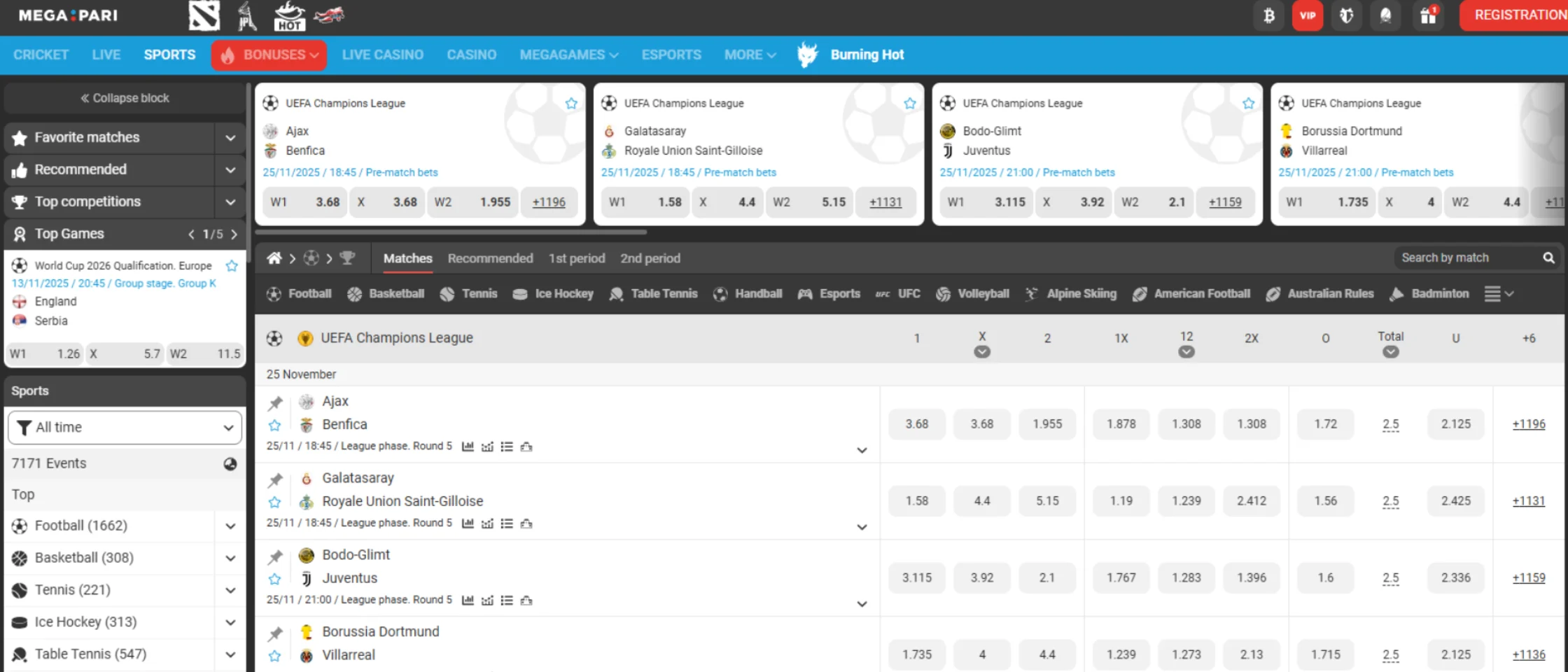 Megapari-kasino ja vedonlyöntipalvelu – pelivalikoiman yleiskatsaus