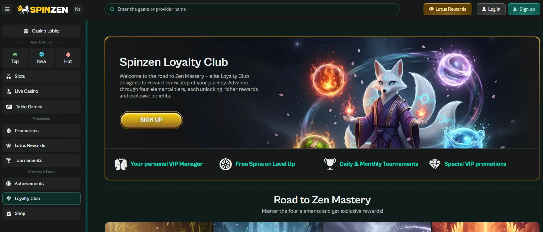 Spinzen Casino VIP loyalty programme tiers and rewards overview