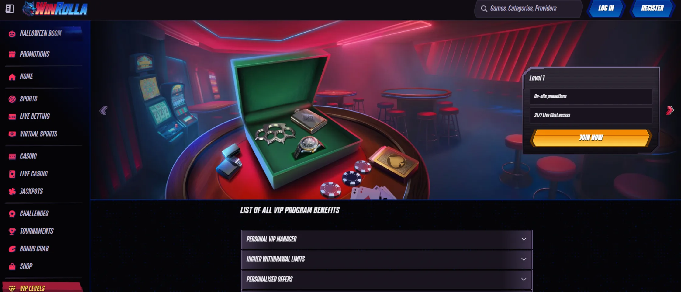 Win Rolla VIP Programme Rewards for New Zealand Players